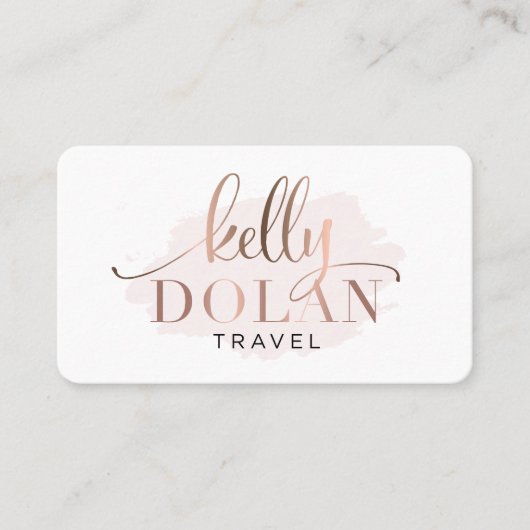 Voeg een Logo QR-code Elegant Professional toe Visitekaartje (Voorkant)