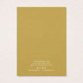 Voeg een Logo-rand aangepaste kleurenkaart met oor Visitekaartje (Achterkant)