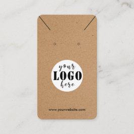 Voeg een logo Simple Craft Paper-Kaart toe voor he Visitekaartje