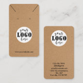 Voeg een logo Simple Craft Paper-Kaart toe voor he Visitekaartje (Voorkant / Achterkant)