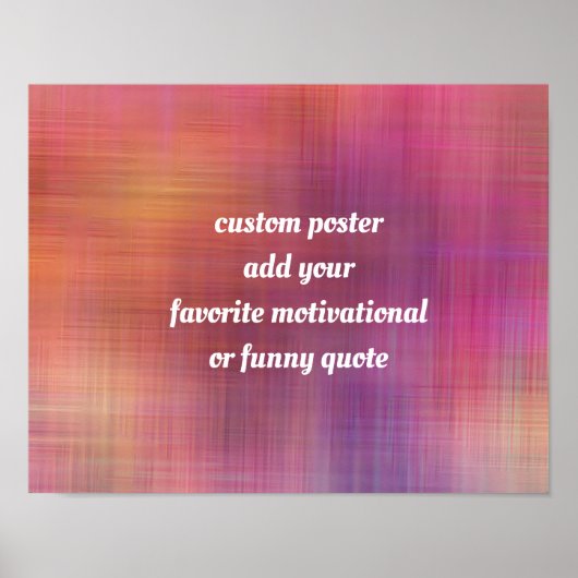 voeg een motivatie inspirerend of grappig citaat t poster (Voorkant)