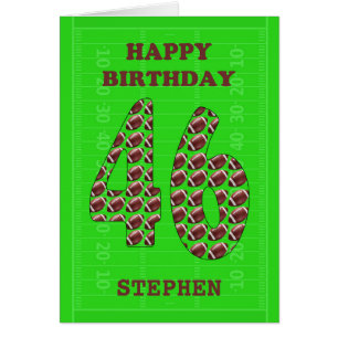 Voeg een naam 46th Birthday Footballs toe