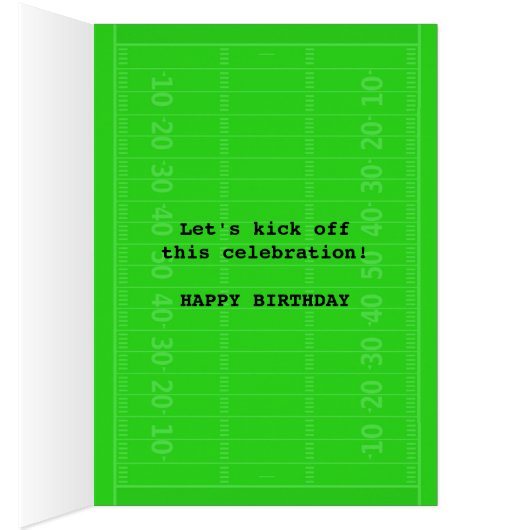 Voeg een naam 48th Birthday Footballs toe (Binnen (Rechts))