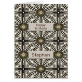 Voeg een Naam Abstract Mandala Design toe (Voorkant)