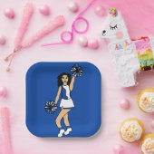 Voeg een naam Cheerleader Paper Bord #2 (Feest)