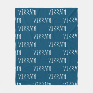 Voeg een naam Fleece Blanket toe