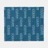 Voeg een naam Fleece Blanket toe Deken (Voorkant (Horizontaal))