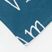 Voeg een naam Fleece Blanket toe Deken (Hoek)