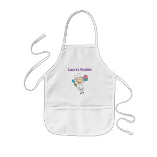 Voeg een Naam Gepersonaliseerd Kinder Apron toe Schort