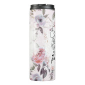 Voeg een naam Jezus Religieus Geloof God Gebed Thermosbeker (Achterkant)