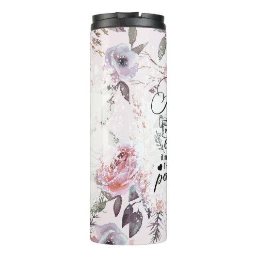 Voeg een naam Jezus Religieus Geloof God Gebed Thermosbeker (Achterkant)