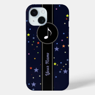 Voeg een naam / muziek notitie iPhone 15 case