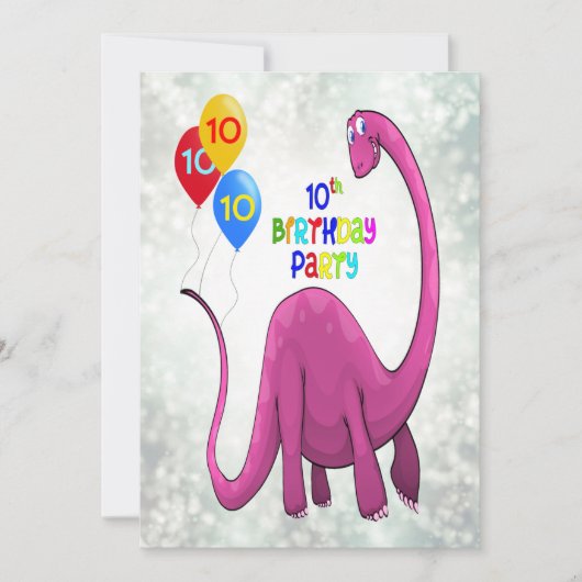 Voeg een naam toe, 10e verjaardag Partij Kaart (Voorkant)