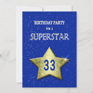 Voeg een naam toe, 33ste verpartyfeest kaart