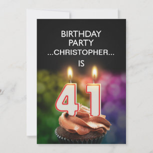 Voeg een naam toe, 41st de Uitnodiging van de de p