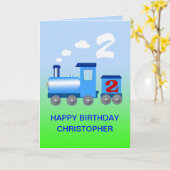 Voeg een naam toe aan een 2e verjaardagskaart kaart (Gele Bloem)