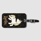 Voeg een naam toe aan een speciaal bagagelabel voo (Voorkant (horizontaal))