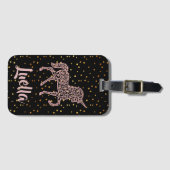 Voeg een naam toe aan een speciaal bagagelabel voo (Voorkant (horizontaal))