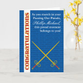 Voeg een naam toe Aangepaste aflopende felicitatie Kaart (Gele Bloem)