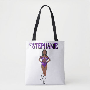 Voeg een naam toe Dancer Two Colors Grape Stones # Tote Bag