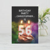 Voeg een naam toe, de Uitnodiging van de Partij va (Staand voorkant)