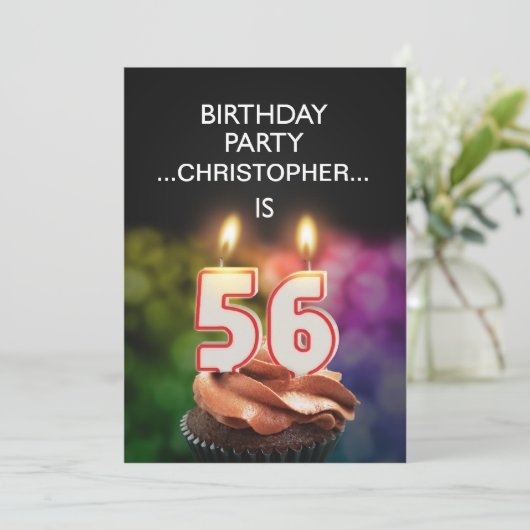 Voeg een naam toe, de Uitnodiging van de Partij va (Staand voorkant)