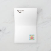 Voeg een naam toe die schattig kleurrijke kinderen kaart (Binnen)