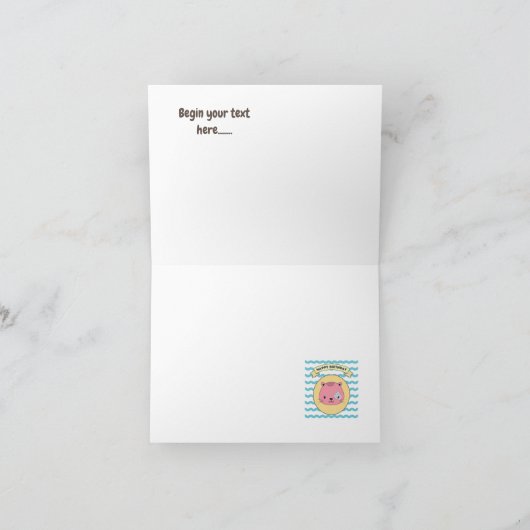 Voeg een naam toe die schattig kleurrijke kinderen kaart (Binnen)