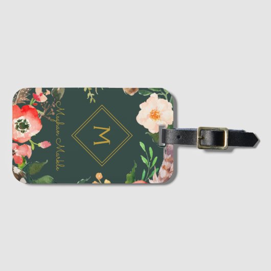 Voeg een naam toe die speciaal is aangepast voor m bagagelabel (Voorkant (horizontaal))