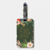 Voeg een naam toe die speciaal is aangepast voor m bagagelabel (Achterkant verticaal)