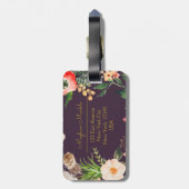 Voeg een naam toe die speciaal is aangepast voor m bagagelabel (Achterkant verticaal)