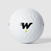 voeg een naam toe. gepersonaliseerd golfballen (Voorkant)