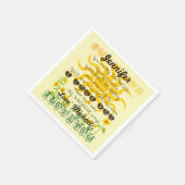 Voeg een naam toe Je bent mijn zonnetje Servetten (Hoek)