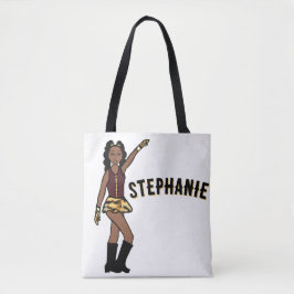 Voeg een naam toe Maroon Tiger Style #1 Tote Bag