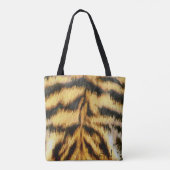 Voeg een naam toe Maroon Tiger Style #3 Tote Bag (Achterkant)