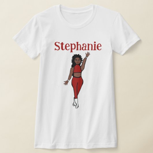 Voeg een naam toe Red Dancer T-shirt (Laagn)