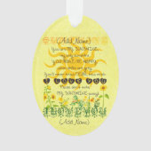 Voeg een naam toe U bent Mijn Zonneuwen Ornament (voorkant)