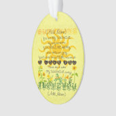 Voeg een naam toe U bent Mijn Zonneuwen Ornament (voorkant)