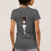 Voeg een naam toe White Dancer T-shirt (Achterkant)
