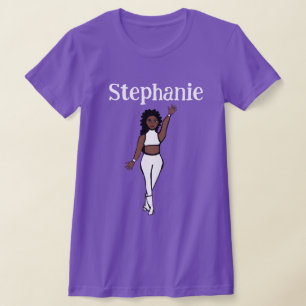 Voeg een naam toe White Dancer T-shirt