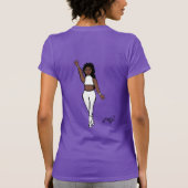 Voeg een naam toe White Dancer T-shirt (Achterkant)