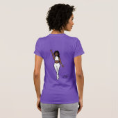 Voeg een naam toe White Dancer T-shirt (Achterkant volledig)