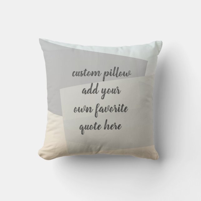 Voeg een offerte kussen pastelkleuren Custom Home  (Voorkant)