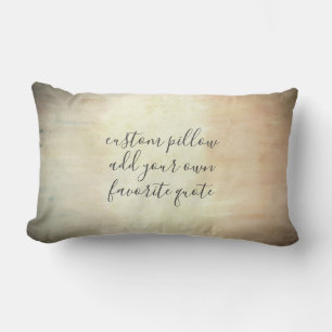 Voeg een offerte toe waterverf Grunge Distressed Kussen