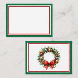 Voeg een persoonlijk briefje toe bij je kerstcadea notitiekaartje