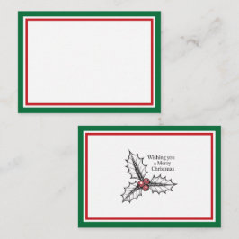 Voeg een persoonlijke noot toe aan je kerstcadeau notitiekaartje