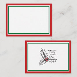 Voeg een persoonlijke noot toe aan je kerstcadeau notitiekaartje