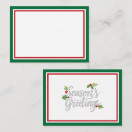 Voeg een persoonlijke noot toe aan je kerstcadeau notitiekaartje