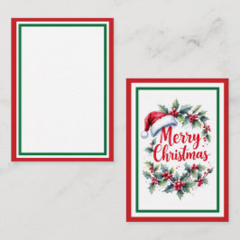 Voeg een persoonlijke noot toe aan je kerstcadeau notitiekaartje