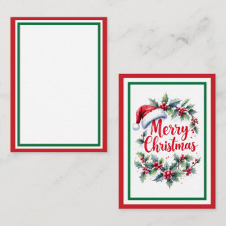 Voeg een persoonlijke noot toe aan je kerstcadeau notitiekaartje